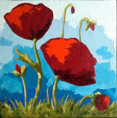 Blumen - 30 x 30 cm